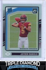 2024 Donruss Optic Jayden Daniels Rated Rookie Holo Prizm Commanders AH260