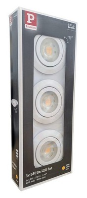 Paulmann LED Spots schwenkbar | warm weiß | 3 Stück | 230V|Original verschlossen