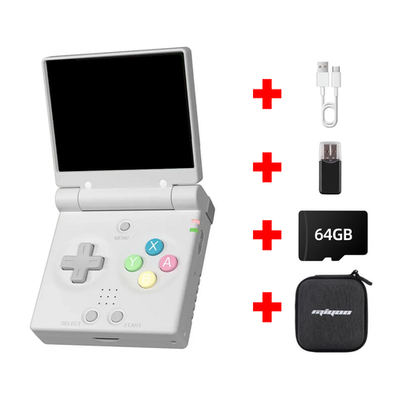 Miyoo Mini Flip Portable Handheld Retro Game Console with 64GB