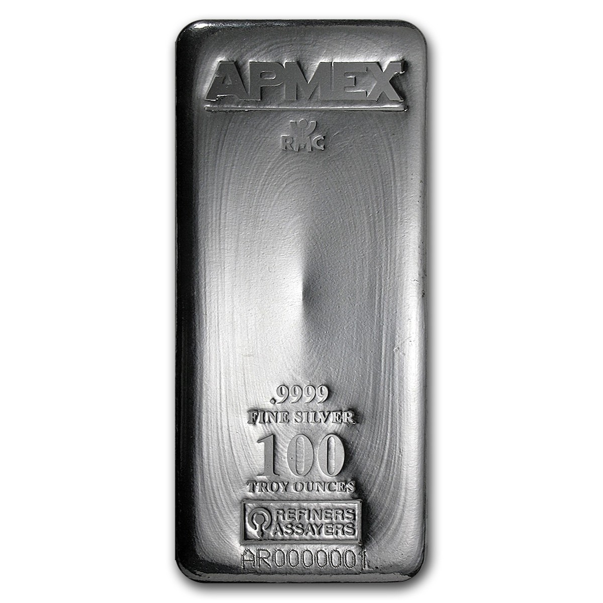 100 oz Silver Bar - Random Brand - Secondary Market - 999