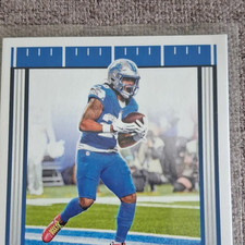 League Leaders Jahmyr Gibbs #5 Detroit Lions Football NFL Trading Card 2024