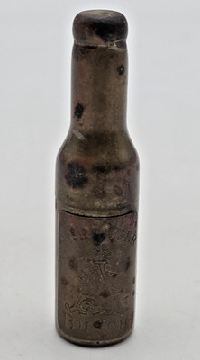 Antique Anheuser Busch Malt Nutrine Corkscrew Advertising Figural Bottle Vintage