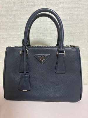 [Versand am selben Tag] PRADA Galleria Saffiano Bag Small Navy