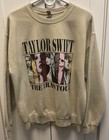 Taylor Swift The Eras Tour Cream/Beige Crew Neck Sweatshirt Size L - Excellent — photo 2