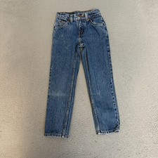 Vintage Levis 512 Jeans Boys Youth Size 7 Regular Slim Fit Blue 