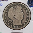 1902 O BARBER SILVER HALF DOLLAR *VERY GOOD DETAILS*