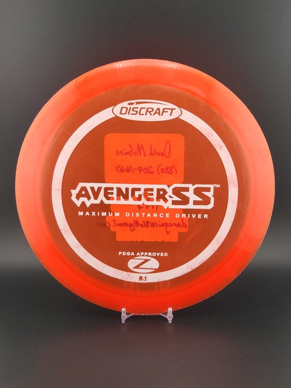 Used Discraft Avenger SS Distance Driver. 10/5/-3/1