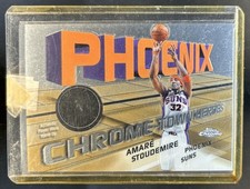 2004-05 Topps Chrome Amare Stoudemire Town Heroes Warm Up #/885 Suns