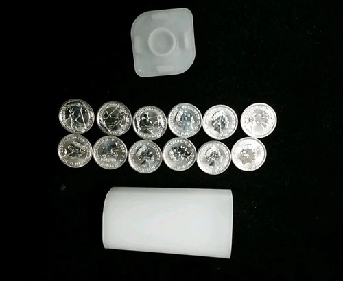 Lot Of 12) 2020 .999 Silver Britannia 20P 1/10th oz BU  QUEEN ELIZABETH 7210