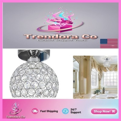 Luxurious Silver Crystal Chandelier: Perfect for Entryway and Dining Spaces