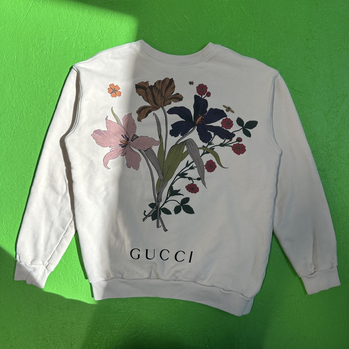 Gucci Chateau Marmont Sweatshirt Mens Small Hollywood Floral