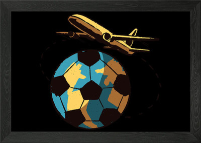 Fußballmannschaft Geschenk Gerahmtes Wandbild Poster Leinwanddruck Bild