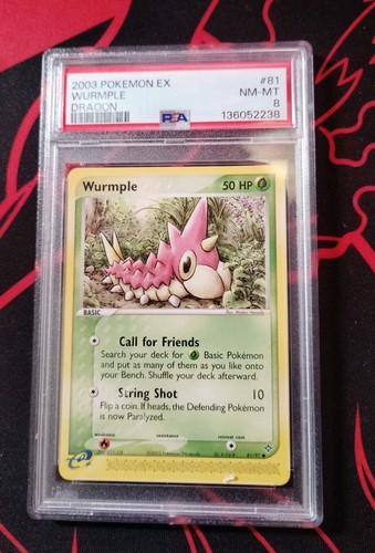 Wurmple graded PSA 8 for sale on eBay