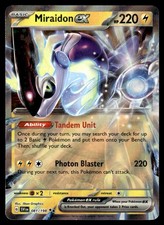 2023 Pokemon - Scarlet & Violet - NM - Miraidon ex Double Rare #81/198