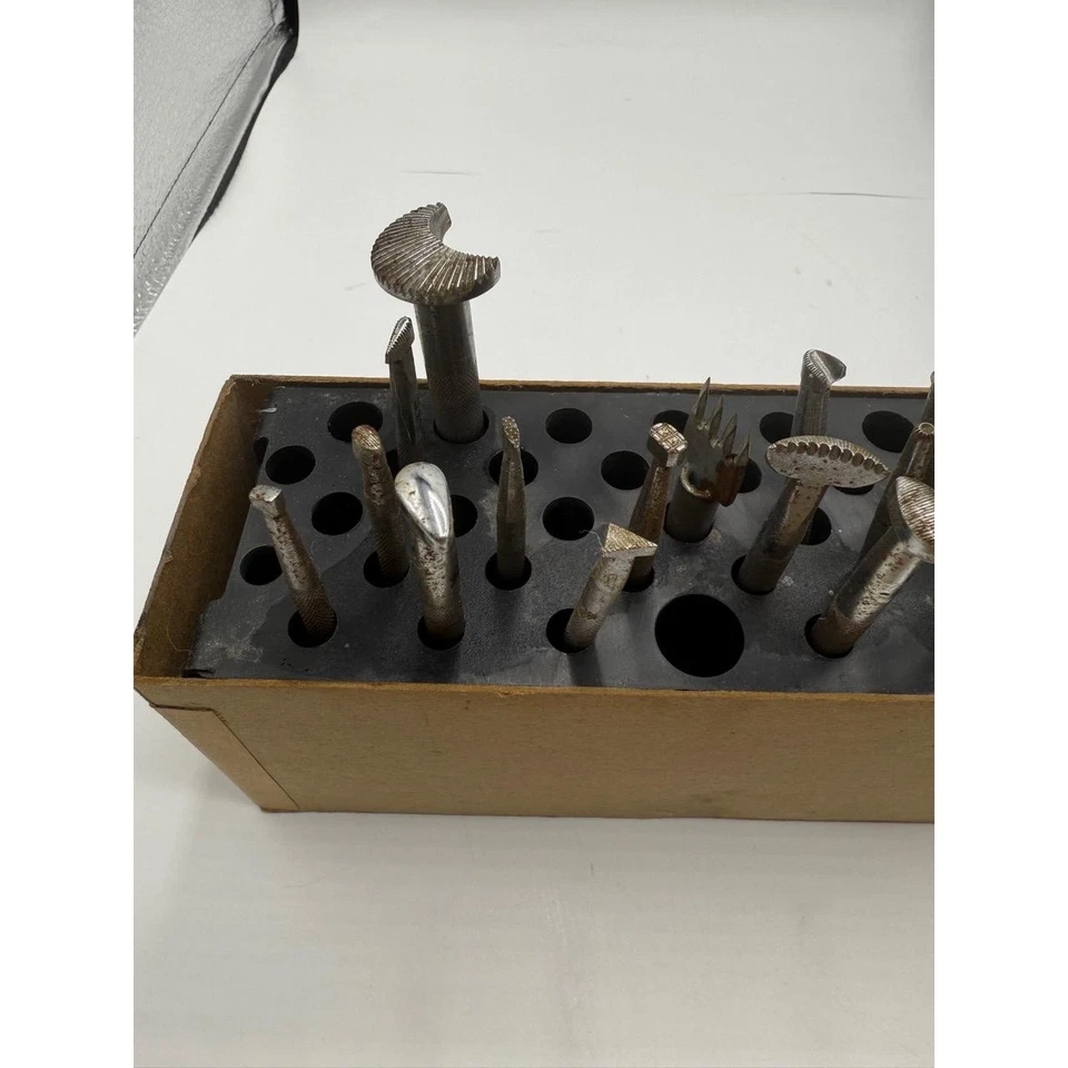 Металлическая кожа 19 шт. CraftTool набор штамповки текстуры набор универсальные узоры - Изображение 3 из 4