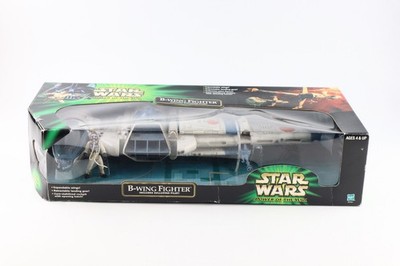 Star Wars Power of the Jedi B-Wing Fighter with Sullustan Pilot New Sealed 2001