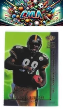 2000 Collector's Edge Masters #RS18 Plaxico Burress Sentinel Rookies Gold #/1000