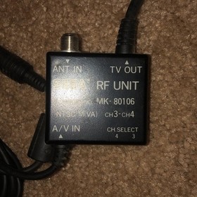 OEM Sega Saturn RF Unit Adapter Cable Cord MK-80106, UNTESTED