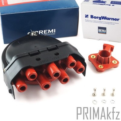 BERU 8069R Verteilerkappe Verteilerläufer für BMW 3 5 7er Volvo 760