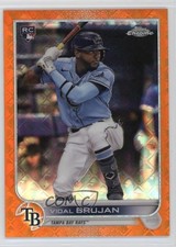 2022 Topps Chrome Logofractor Edition Orange Refractor 19/25 Vidal Brujan 03lu