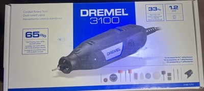 Dremel 3100 1.2 Amp Variable Speed Rotary Tool Kit with 15-Accessories