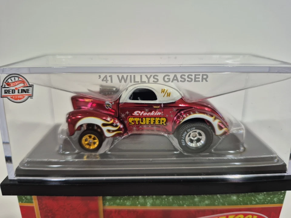 Hot Wheels RLC Collectors Exclusive Holiday Car 41 Willys Gasser H16 - Image 2 of 3
