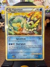 Pokémon TCG VAPOREON ! HS Undaunted! #41/90! on eBay