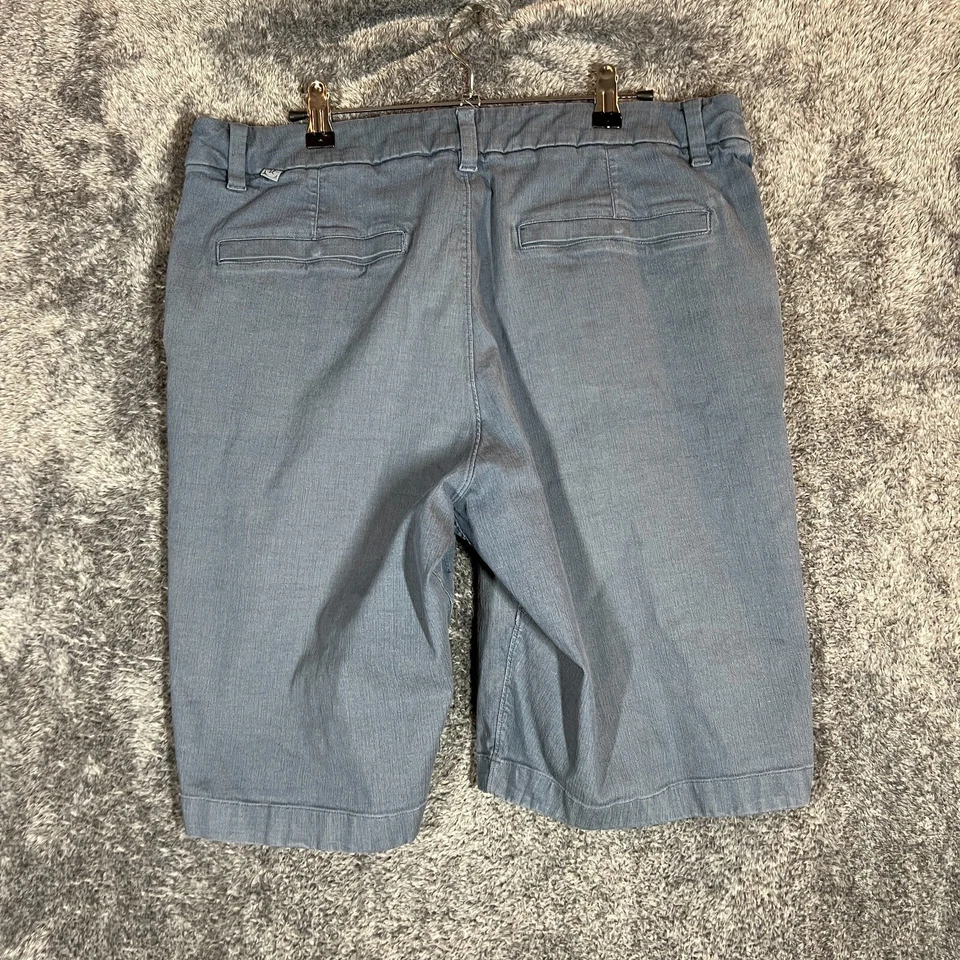 Lululemon Commission Shorts Mens 34 Blue Stretch Zip Pocket Modern Casual 11” - Image 2 of 4