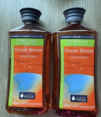 Lampe Berger/Maison Berger  Fragrance Oil 500ml- 2 bottles ocean breeze 