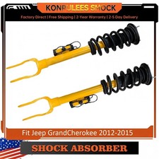 2x Front Shocks Strut Welectric For Jeep Grand Cherokee Overland Srt8 2012-2015