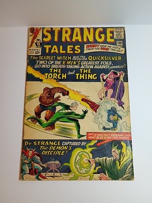 Strange Tales #128 1965 Marvel Silver Age Scarlet Witch Quicksilver Thing Torch
