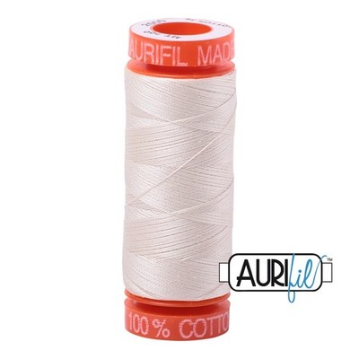Aurifil 50wt Cotton Small Spool Thread-Light Sand