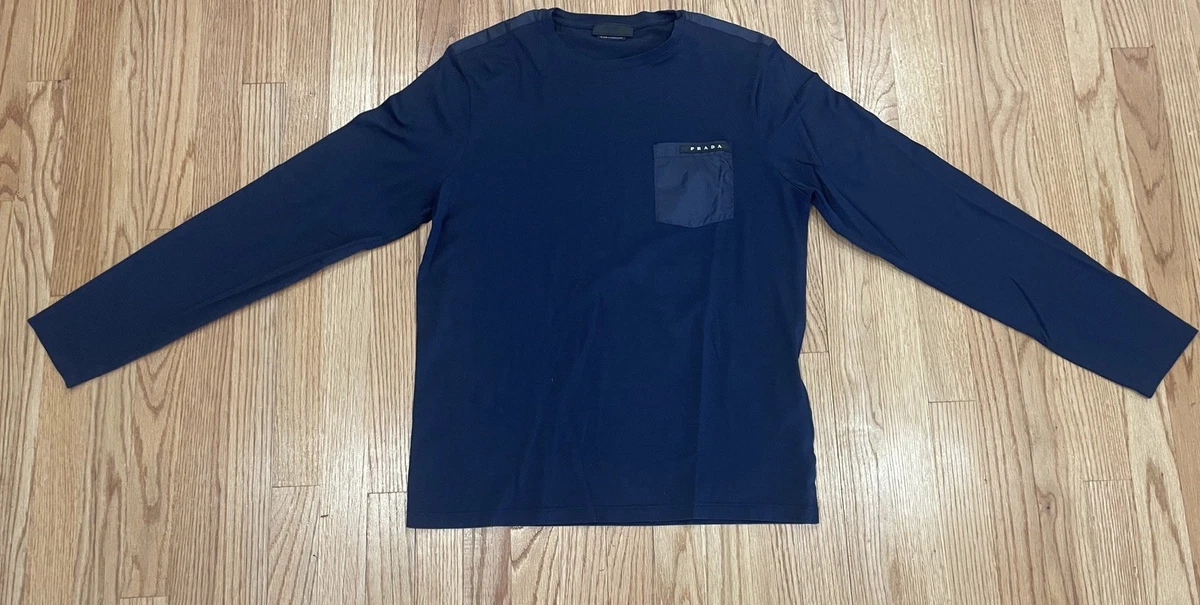 PRADA Long Sleeve Solid T-Shirts for Men for sale | eBay