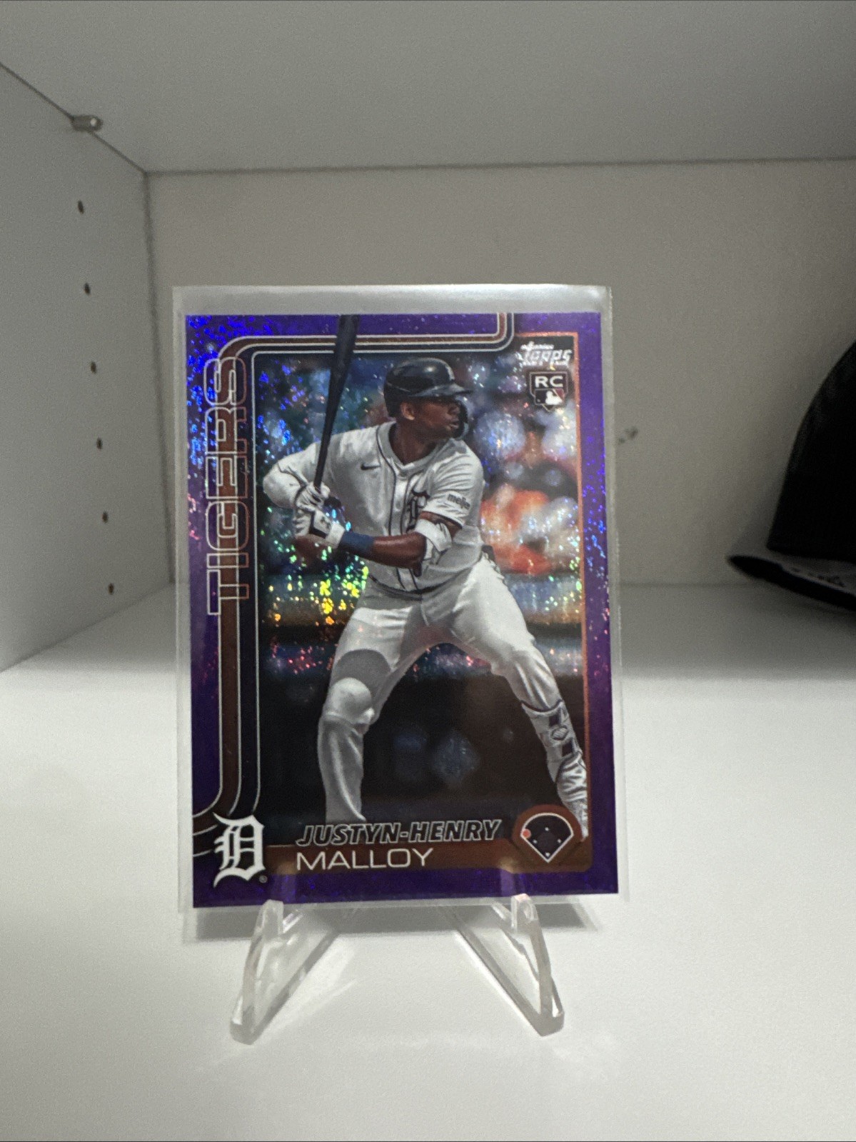 2025 Topps Series 1 - Justyn-Henry Malloy #269 Purple Holofoil /250 (RC)