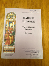 Harold E Drake Tre Preludi Corali per organo di Novelllo
