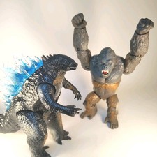 2 Godzilla vs. King Kong Monsterverse 2021 Battle Damage 6" Action Figures