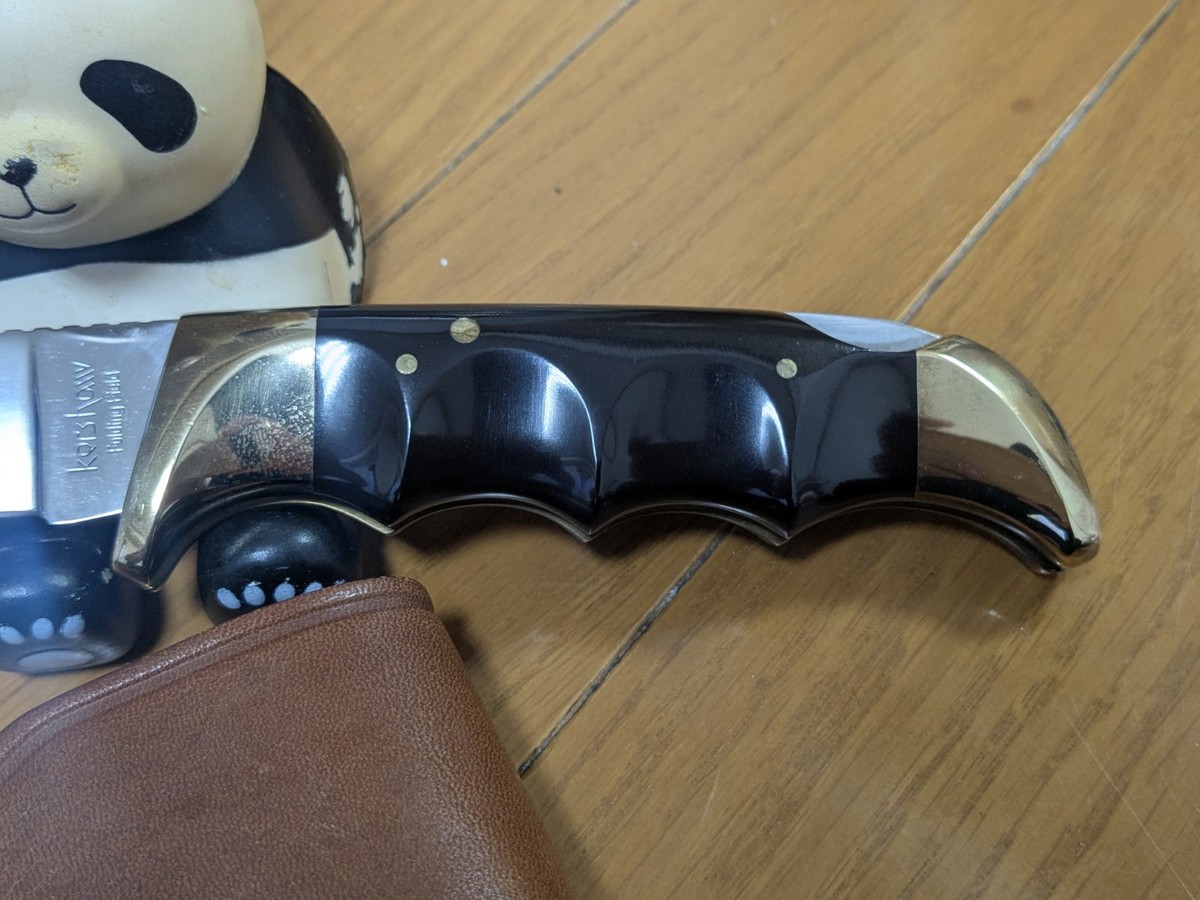 2☆KARSHAW カーショウ ビンテージ ナイフ 革ケース付属 カーショウ