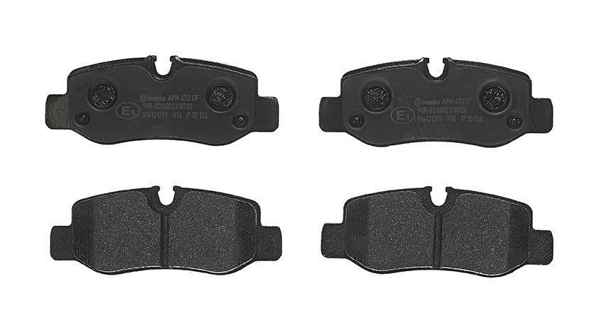 BREMBO Bremsbelagsatz hinten P50126 | Kompatibel mit: MERCEDES-BENZ V-CLASS, VITO Kasten, VITO Mixto, VITO Tourer - Bild 5