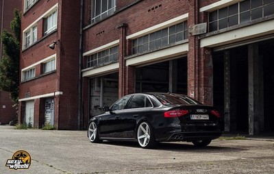Cars vossen tuning wheels audi a4 sedan Art Print Poster 11x17