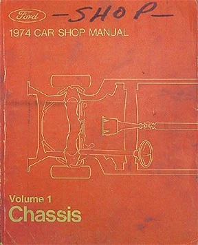 1974 Ford Lincoln Shop Manual Set 5 Books Continental and Mark IV Repair Service - Image 2 of 4