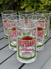 6 er Set Desperados Tequila Bier Gl&auml;ser 0,25