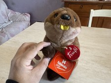 Peluche Trudi castoro speciale San Valentino 24 cm vintage nuovo da collezione