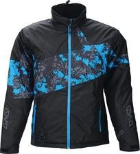 Arctiva Pivot 7 Mens Snow Jacket Black/Blue