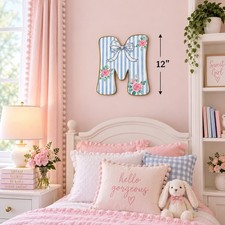 Moveable vinyl letter for girl  s Wall decor 12  tall you pick the letter