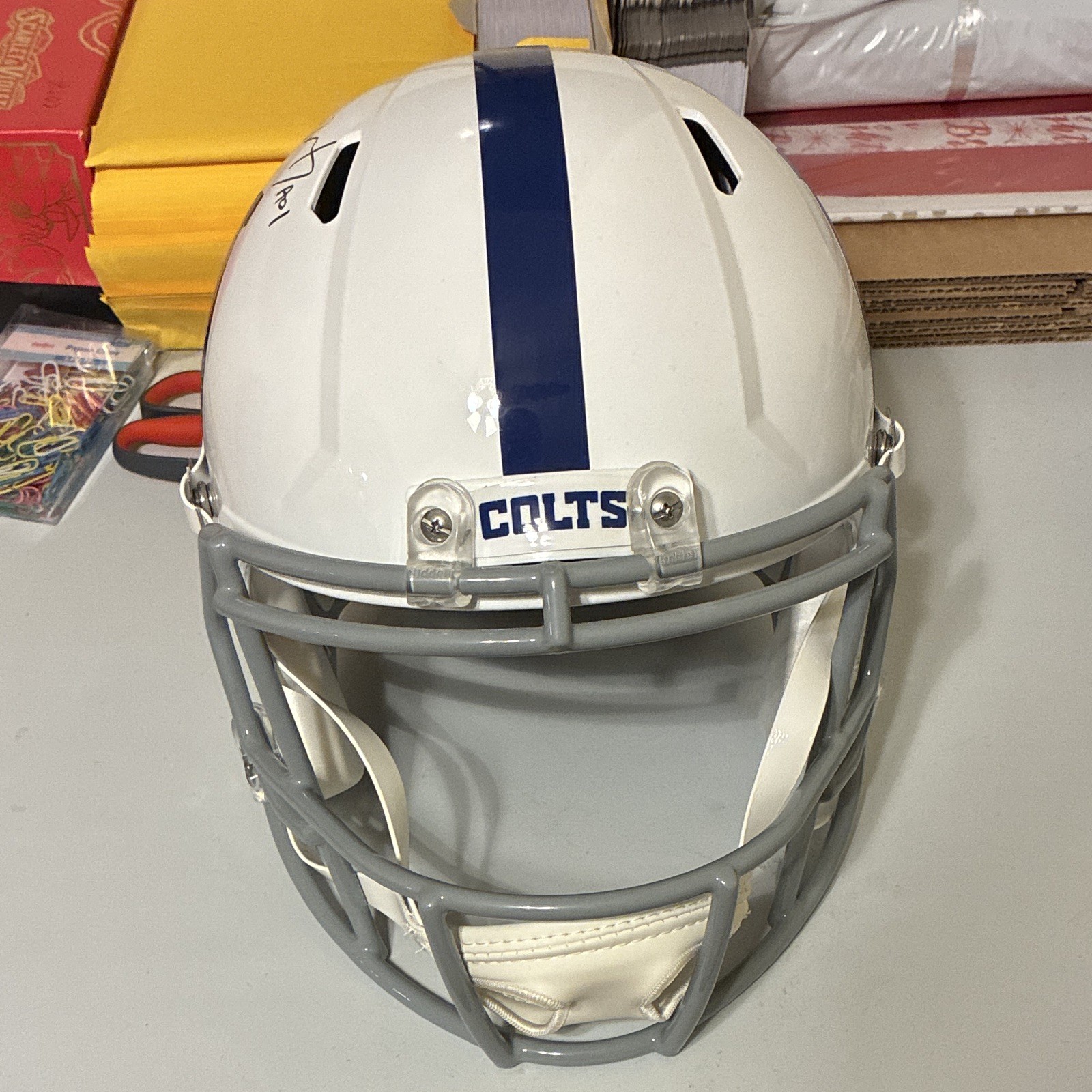 Carson Wentz Signed Indianapolis Colts Football Helmet Fanatics Authentic