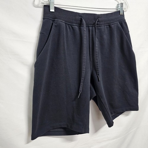 Lululemon Athletica City Sweat Short Men Size M Black Distressed - Picture 13 of 13