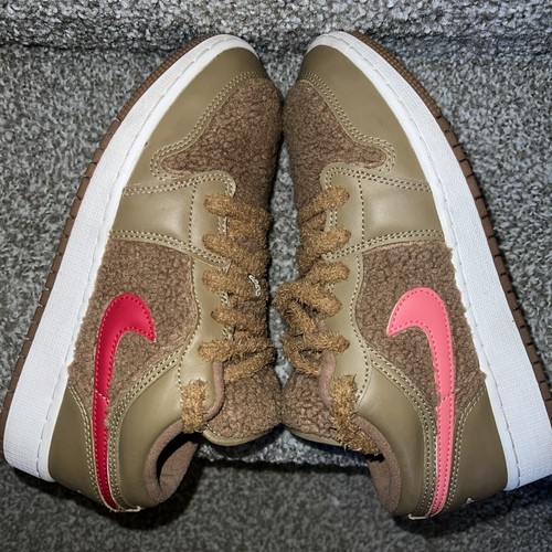 Nike Air Jordan 1 Low Utility GS Teddy Bear DO2233-264 Gr. 6Y - Bild 3 von 7