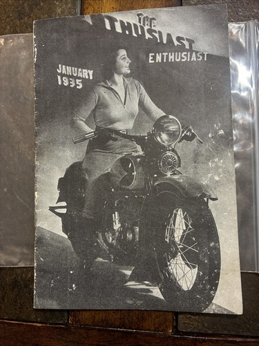 January 1935 "The Harley-Davidson Enthusiast" Magazine