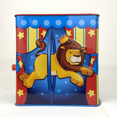 Schylling's Silly Circus Jack In The Box Toy 2010 Musical Pop Up