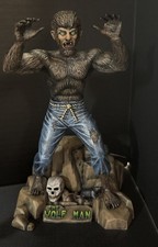 VINTAGE AURORA WOLFMAN MONSTER MODEL KIT BUILT UP